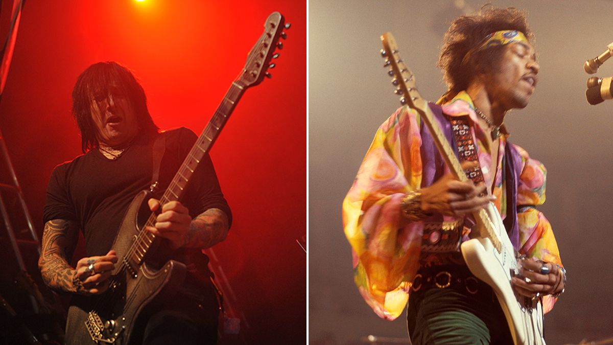 Richard Fortus and Jimi Hendrix