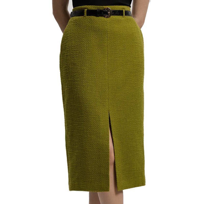Olive Green pencil skirt, Karen Millen