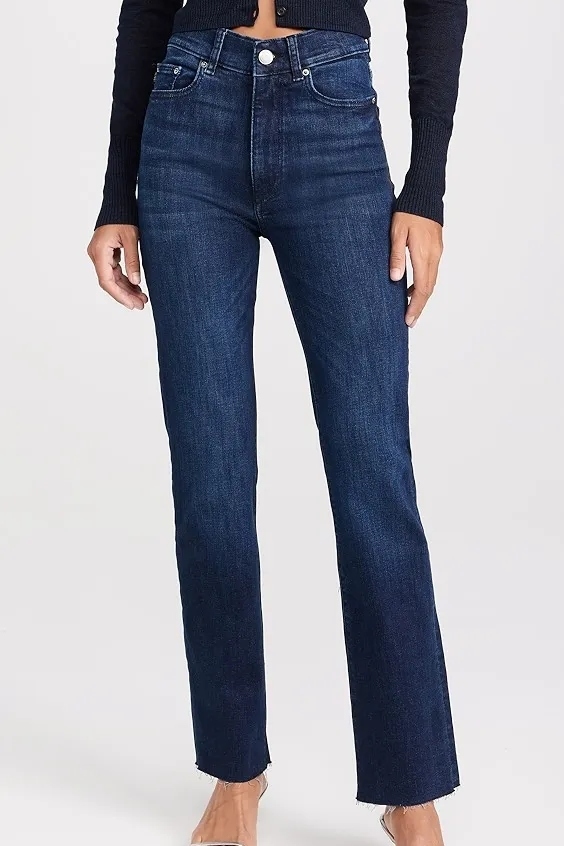 Dl1961, Halle Straight: High Rise Instasculpt Jeans