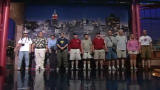 NYC tourists on The Late Show with David Letterman