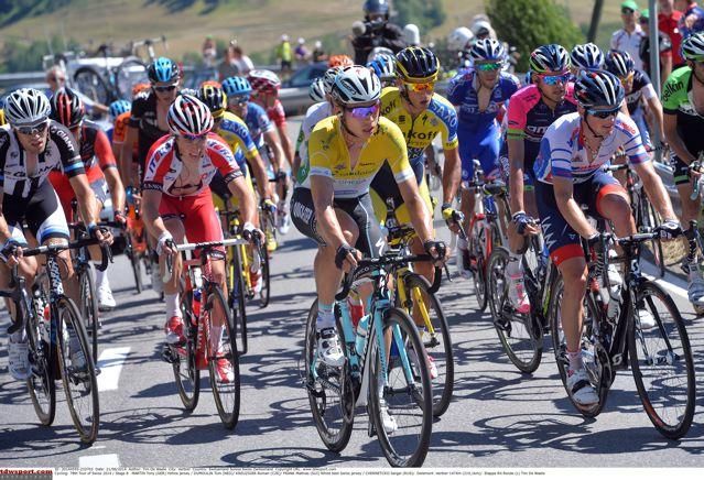 Tony Martin (Omega Pharma-QuickStep) stayed protected on the wheels