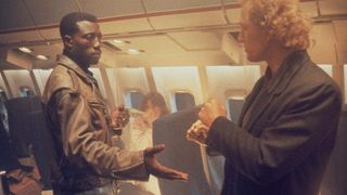 Wesley Snipes and Burce Payne in 1992's "Passenger 57."