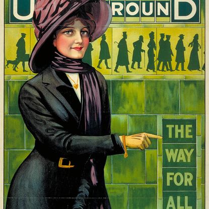 London Underground Posters: Underground; the way for all, by Alfred France, 1911