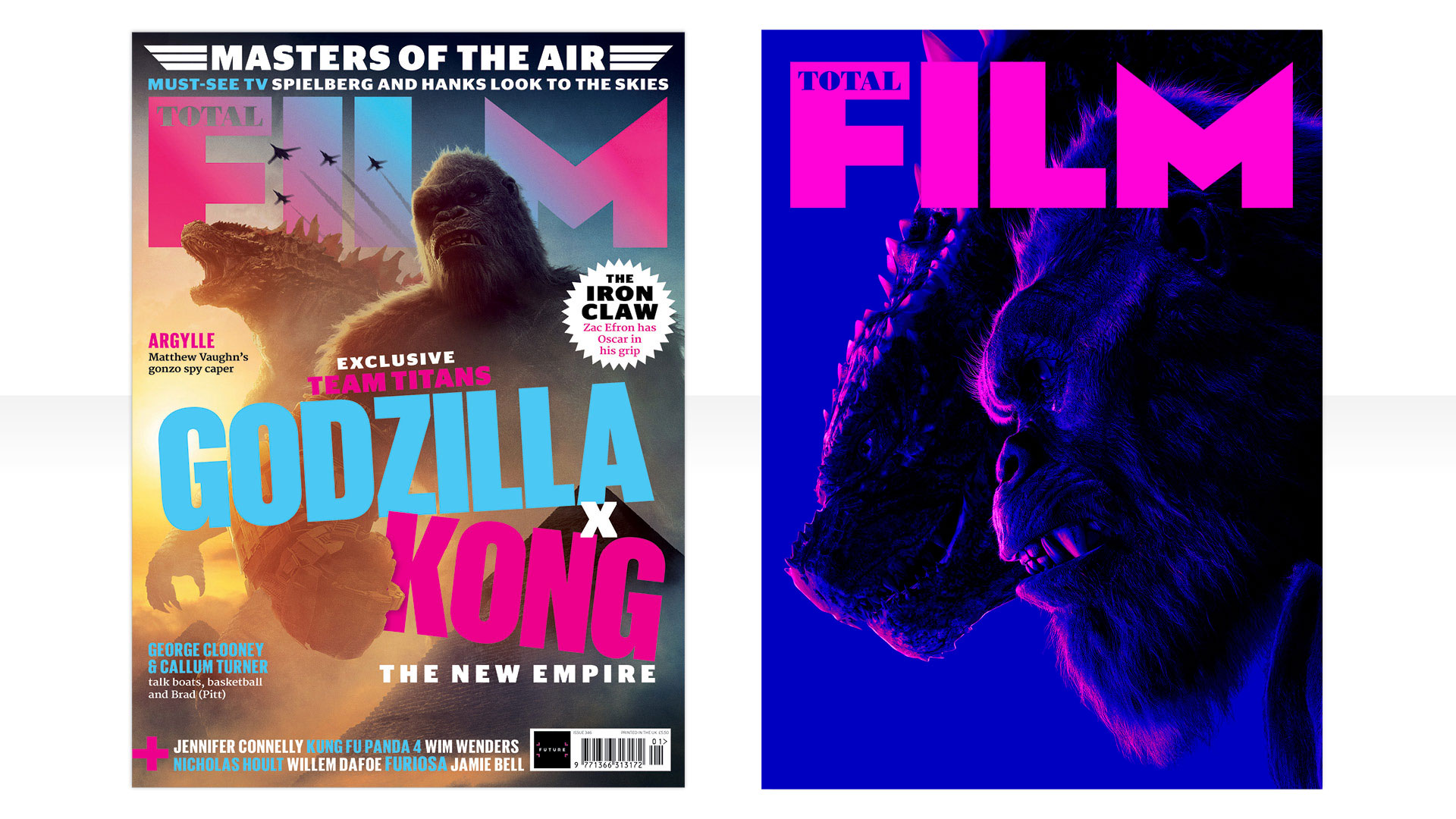 Total Film's Godzilla x Kong covers