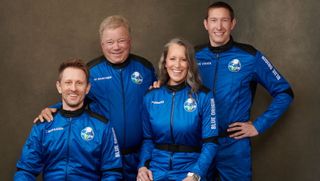 William Shatner and his fellow Blue Origin passengers