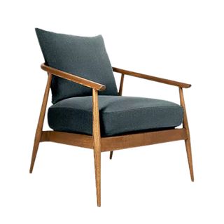 John Lewis ercol collectino armchair with oak legs and arms.