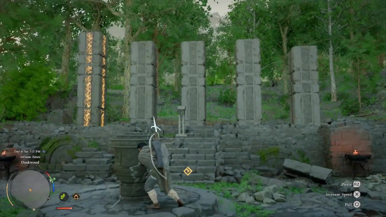 Crimson Desert Duskwood Ruins puzzle