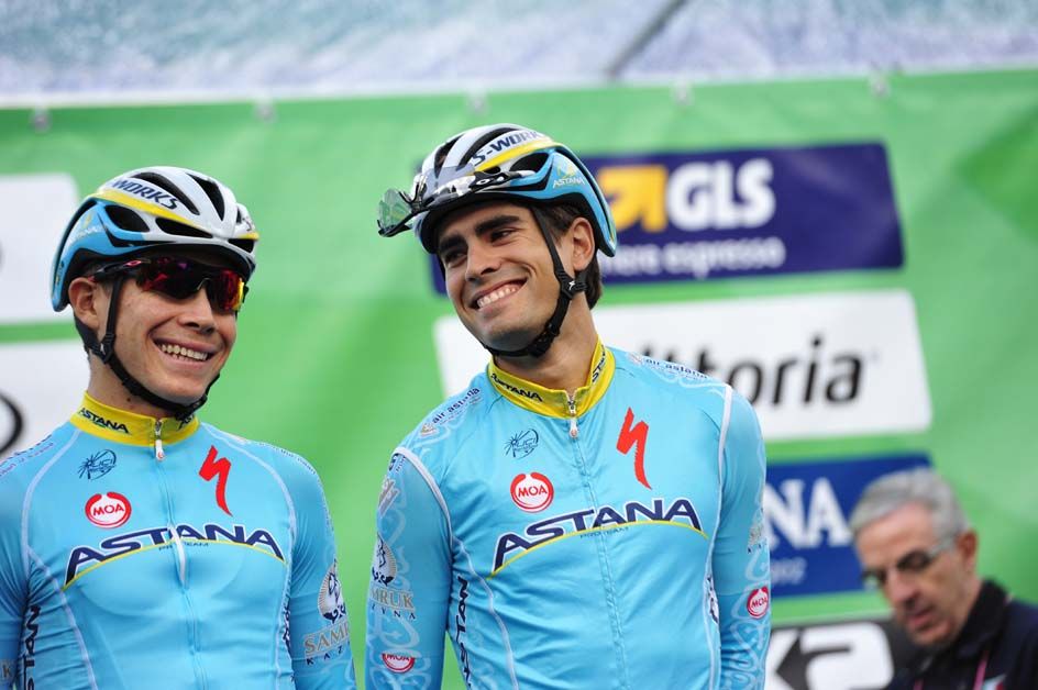 Mikel Landa was in good spirits