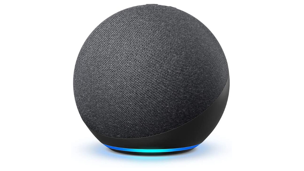 The Amazon Echo (4th gen) in black