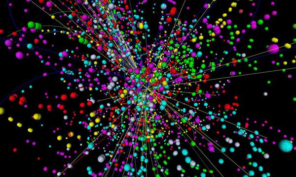 Particle collision simulation