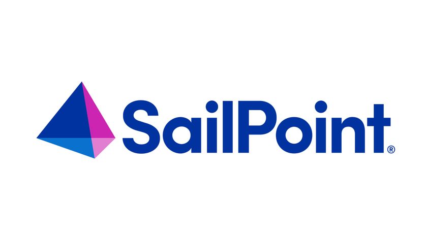 SailPoint logo and branding in blue lettering placed on a white background.