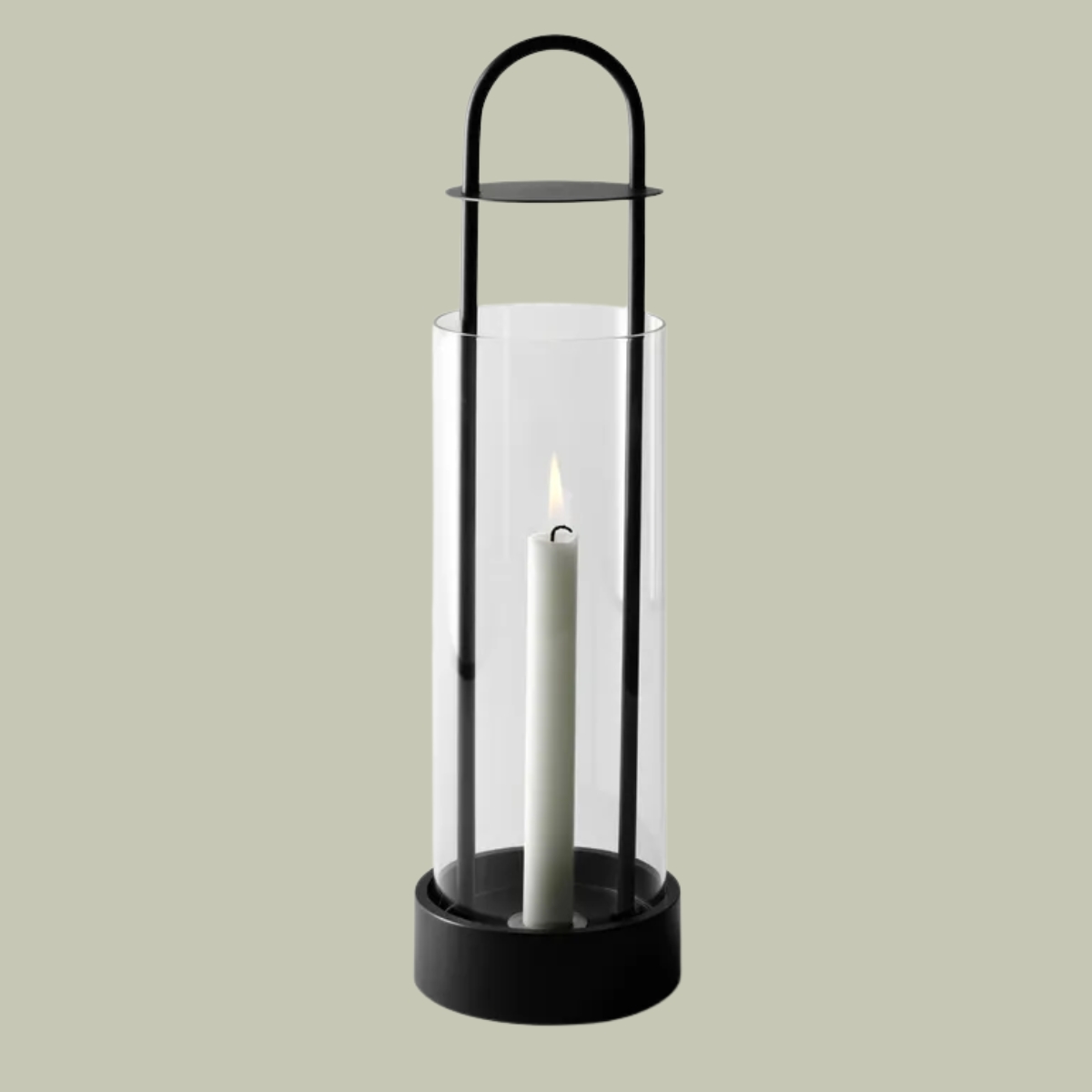Design House Stockholm, Lotus Hurricane Lantern, Black