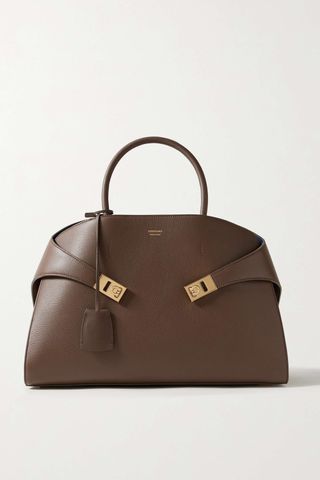 Hug Medium Leather Tote Bag