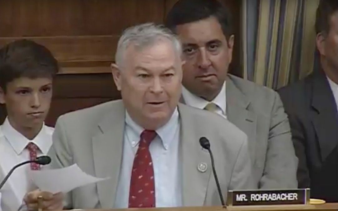 House Rep. Dana Rohrabacher