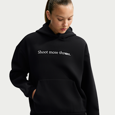 Caitlin Clark Women's Therma-Fit Pullover Basketball Hoodie - Black/pale Ivory/sail - Size Xs
