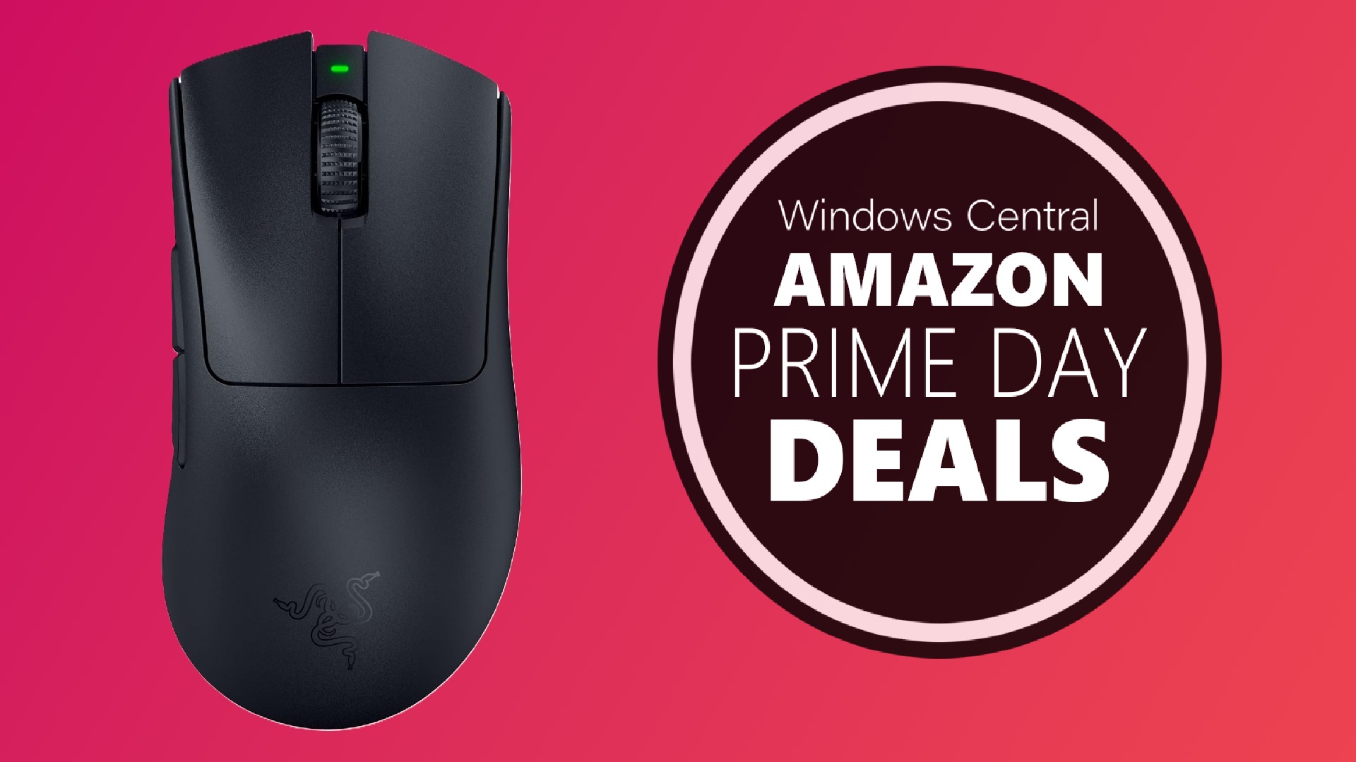 Amazon Prime Day banner image of the Razer Deathadder V3 Pro