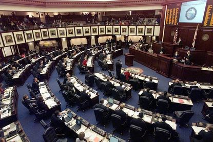 Floridian lawmakers are divided on the issue of gun control.