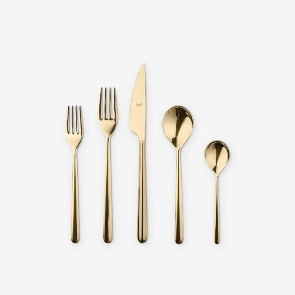 Gold flatware