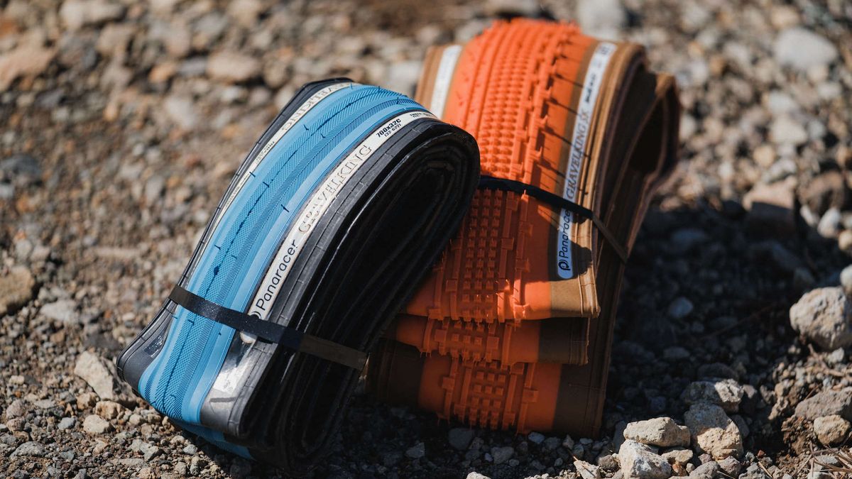 Brighten up your gravel ride with Panaracer's orange and blue ...