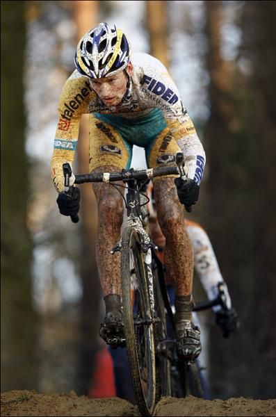 Kevin Pauwels (Telenet - Fidea Cycling Team) in the race lead at Zolder.