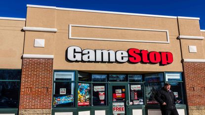 A GameStop store exterior