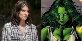 Lauren Cohan and She-Hulk