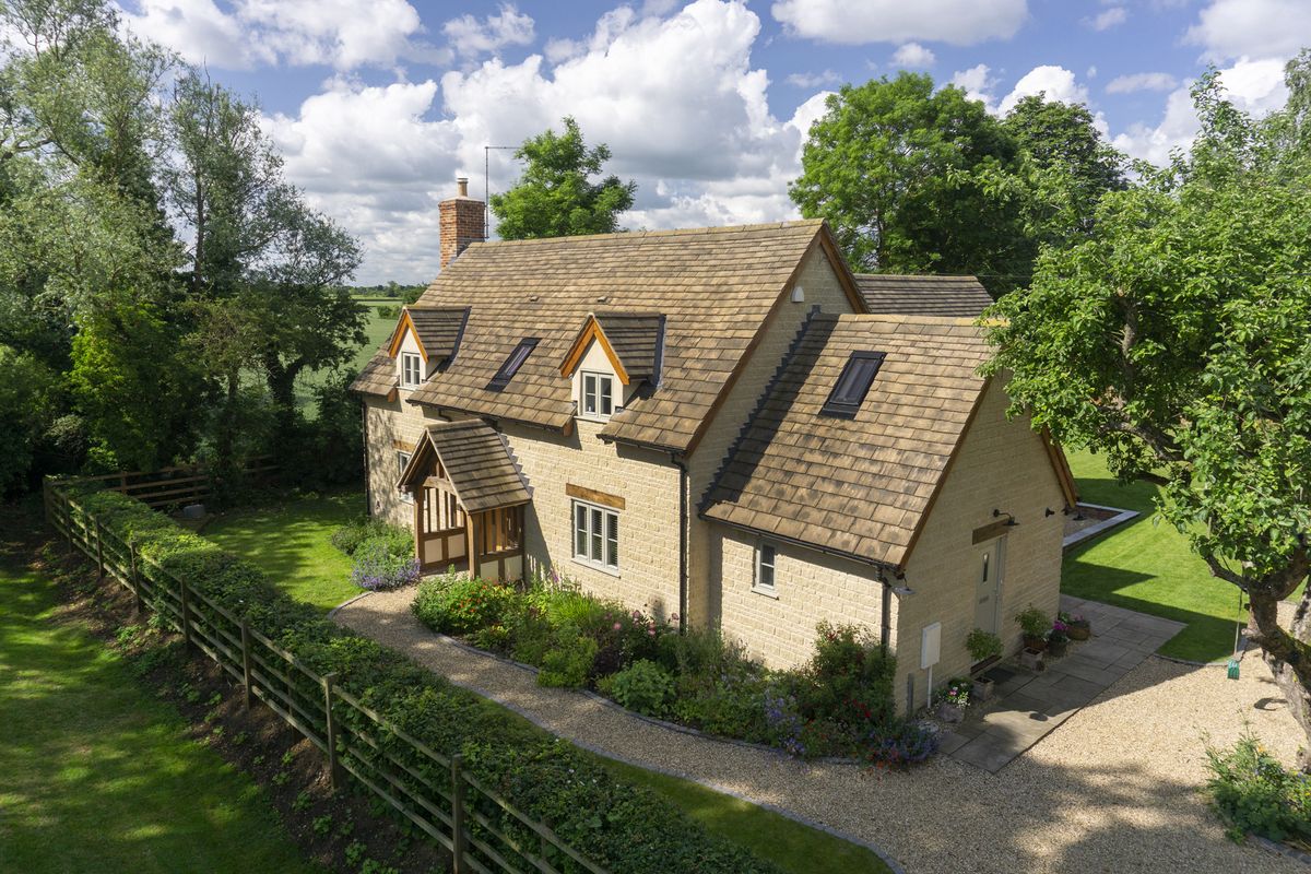 an oak frame house created by border oak