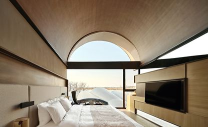 boatyard hotel interior in china