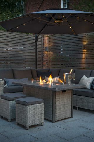 Kettler fire pit table