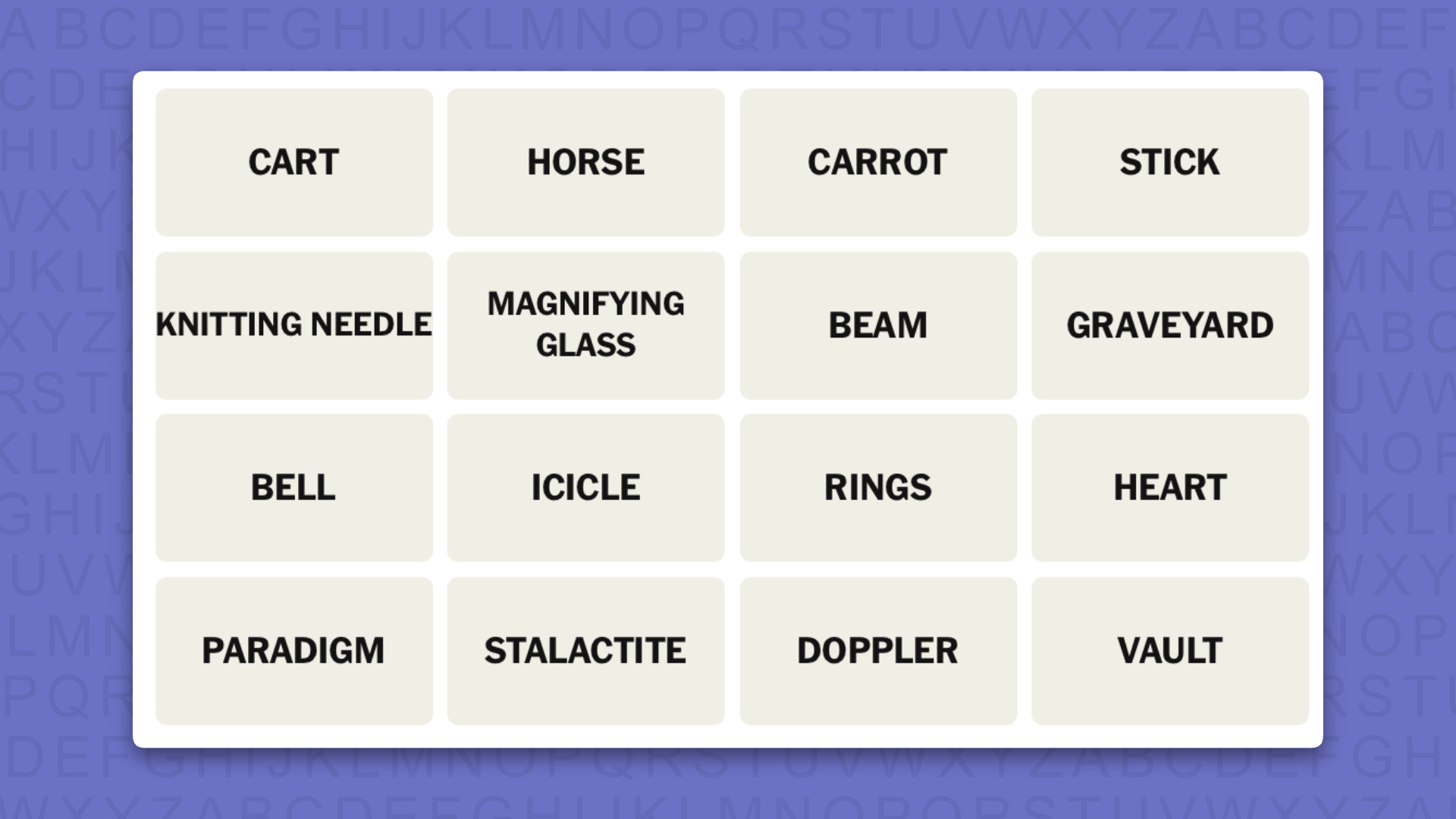NYT Connections hints for game 1142 on a purple background