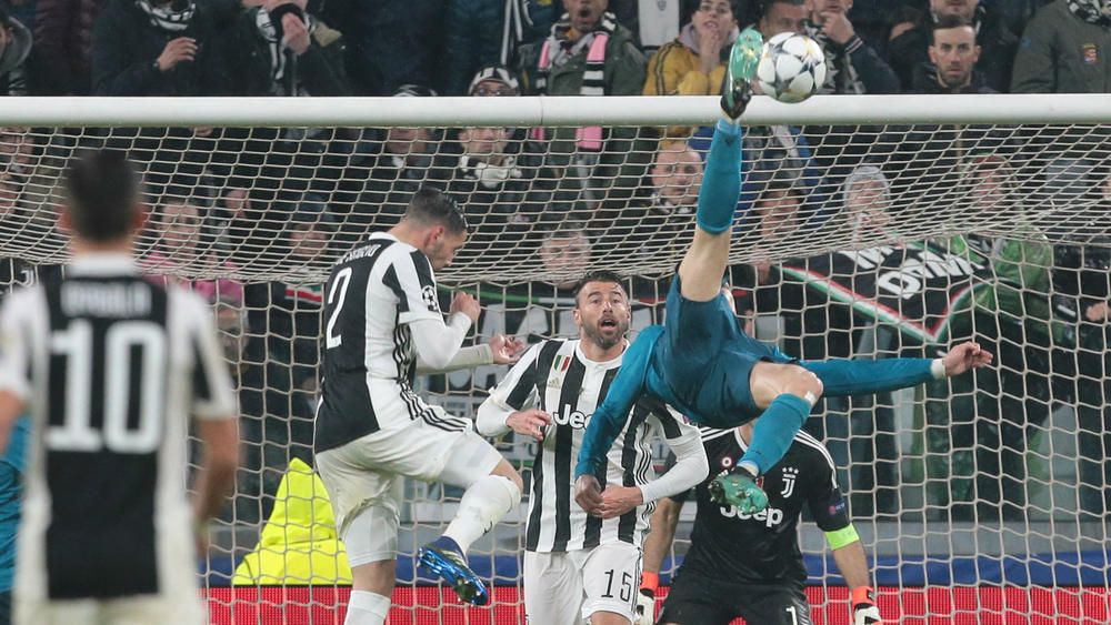 WATCH: Ronaldo repeats stunning overhead kick in Real Madrid training