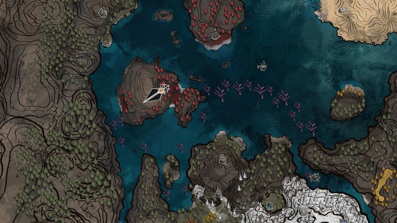 Expedition 33 lost Gestral on a red island