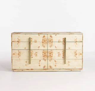 Burled wood dresser