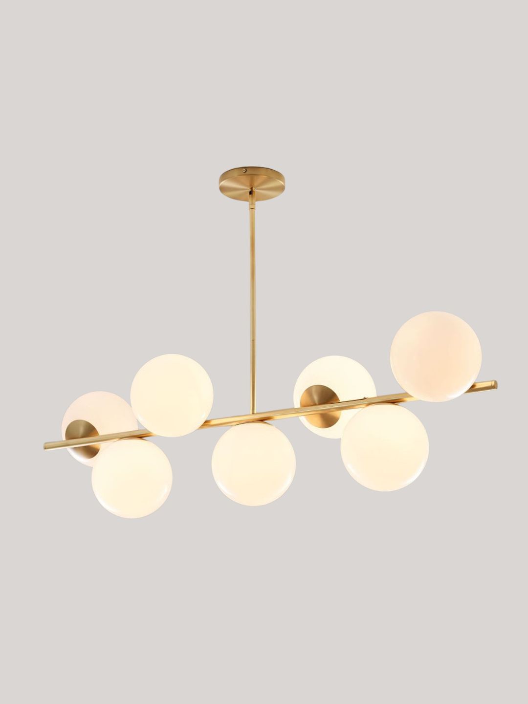West Elm, Sphere &amp;amp; Stem 7-Light Semi-Flush Mount