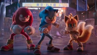 The team of Sonic, Tails and Knuckles in Sonic the Hedgehog 3.