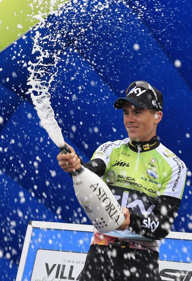 Ben Swift (Team Sky) celebrates his stage victory