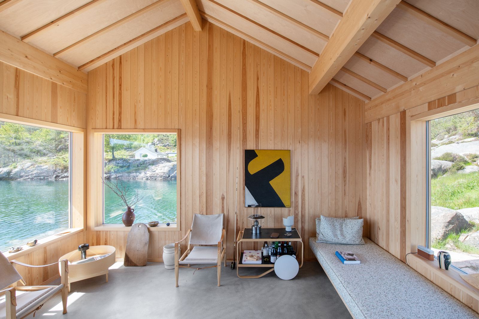 Curated visual reference: Fresh Look at Modest Cabin Creates Drama In Norway
