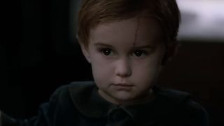 Miko Hughes as the murderous undead Gage in Pet Sematary