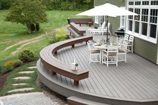 trex decking with round edge