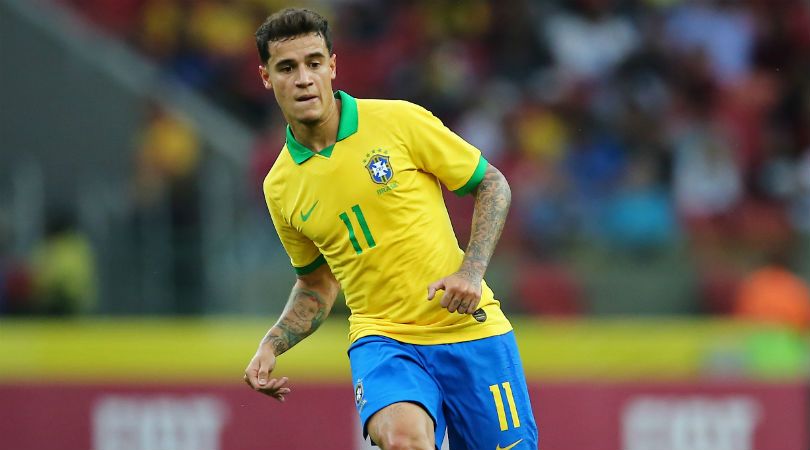 Philippe Coutinho Brazil Barcelona Pairs Saint-Germain Manchester United