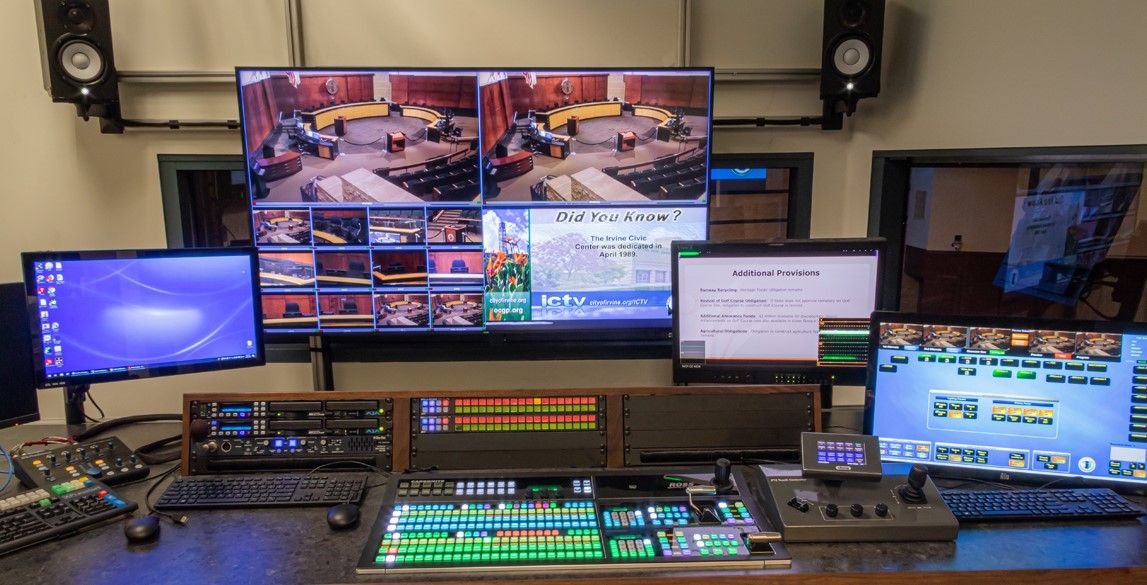 Ross Video Equips City of Irvine City Council TV Tech