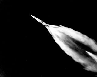 Saturn V launches Apollo 11