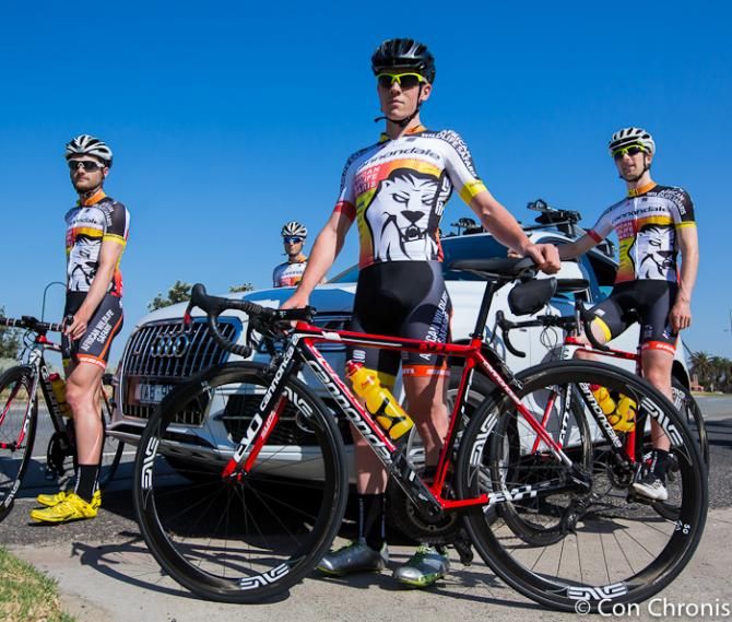 African Wildlife Safaris show off their new bikes and team kit