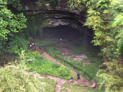 The Hidden River Cave in Horse Cave, Kentucky.