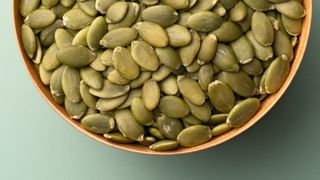 bowl of pumpkin seeds