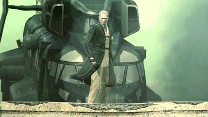 The villain makes his getaway.