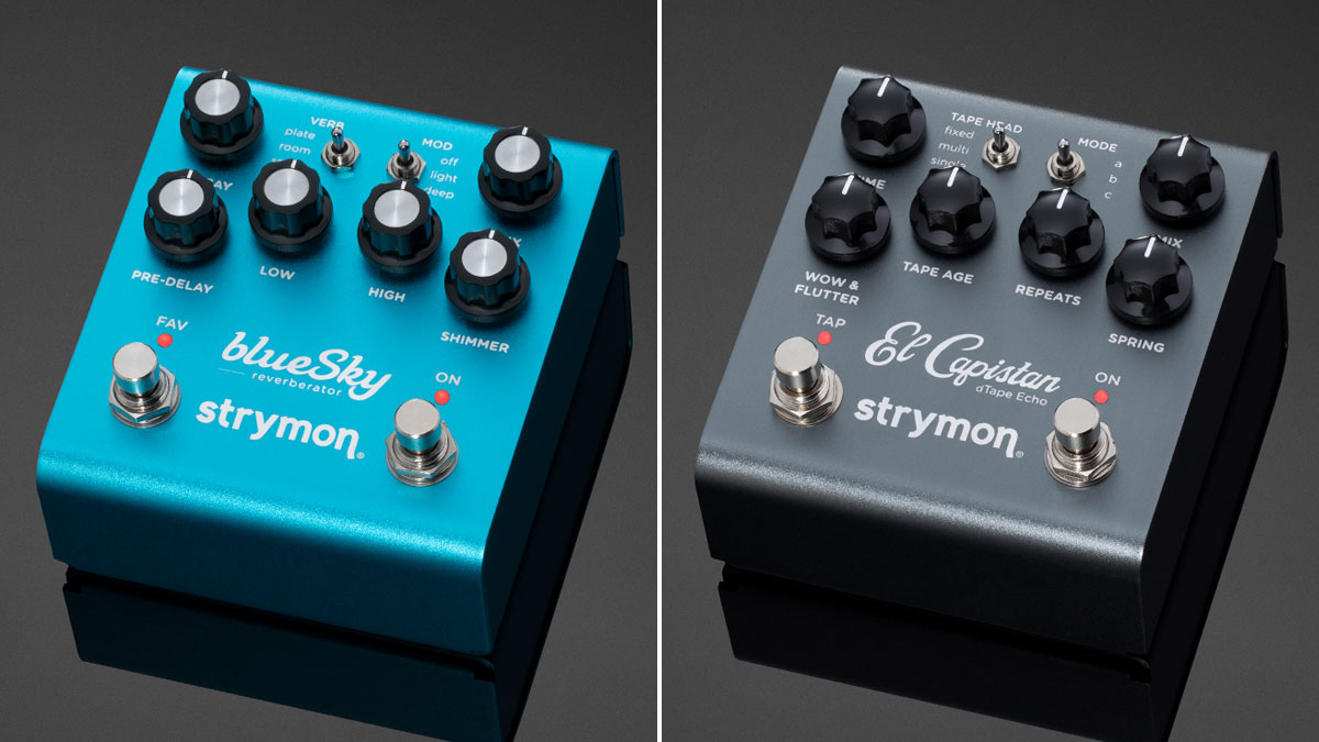 Strymon V2 blueSky Reverberator and V2 El Capistan DTape Echo