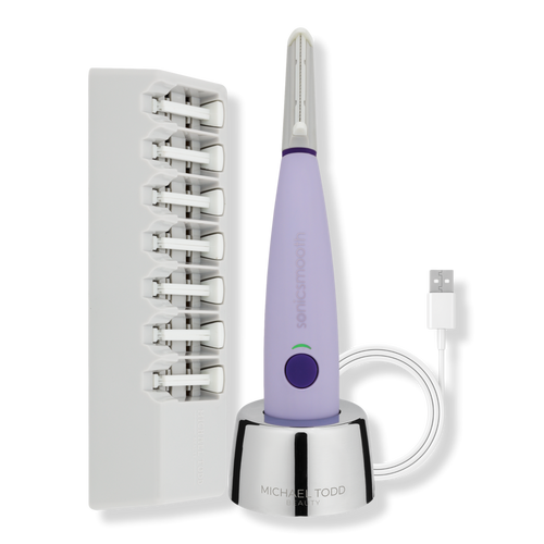 Sonicsmooth Sonic Dermaplaning Exfoliation & Peach Fuzz Removal System - Lavender