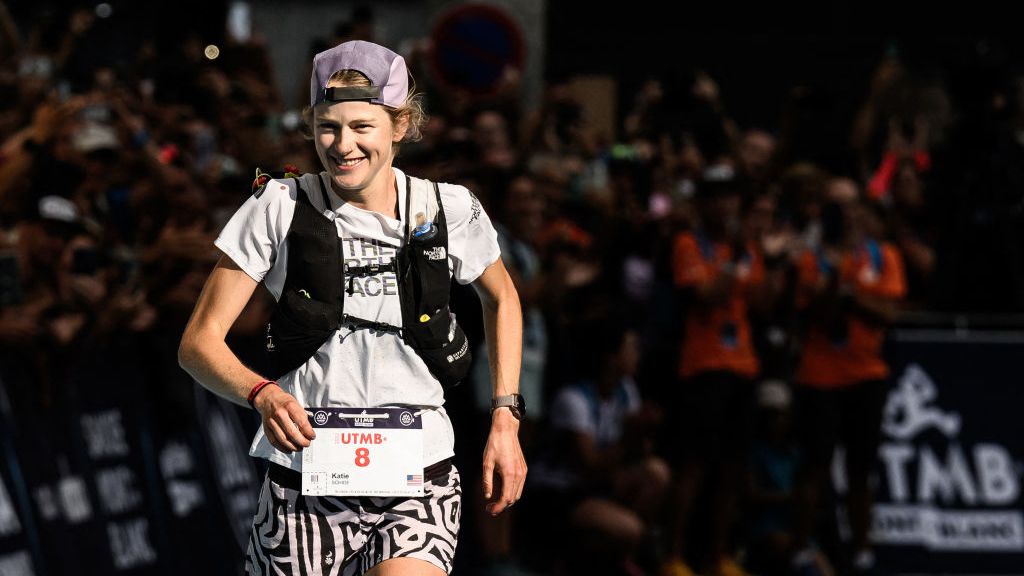 Katie Schide at the 2022 UTMB