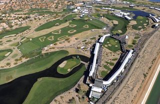 An aerial shot of TPC Scottsdale